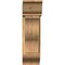 Ekena Millwork Funston Traditional Rough Sawn Bracket w/ Offset Brace, Western Red Cedar, 8"W x 20"D x 28"H BKT0806X20X28FST01RWR - alternate 3